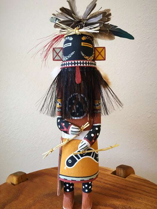 Snake Guard Hopi Kachina Doll, by Lenno Polingyumptewa