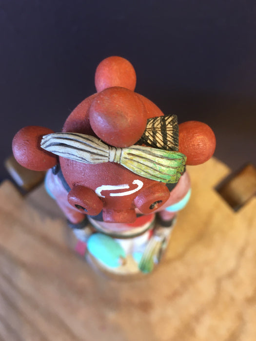 Mudhead Kachina Doll, by Wilmer Kaye