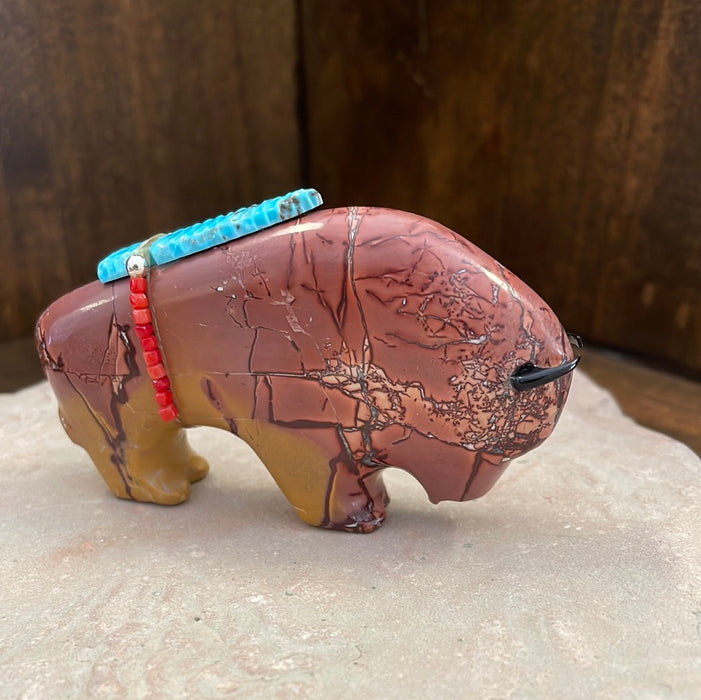 Buffalo Zuni Fetish, by Todd Westika