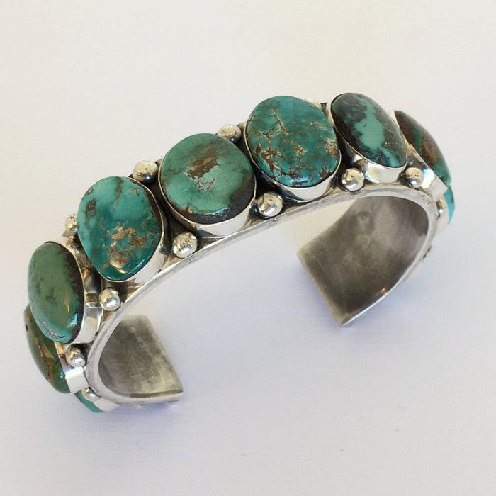 Lone Mountain Turquoise Bracelet, by David Lister
