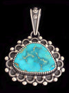 Kingman Turquoise Pendant, by Ivan Howard