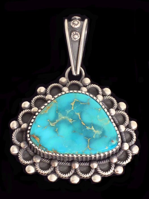 Kingman Turquoise Pendant, by Ivan Howard