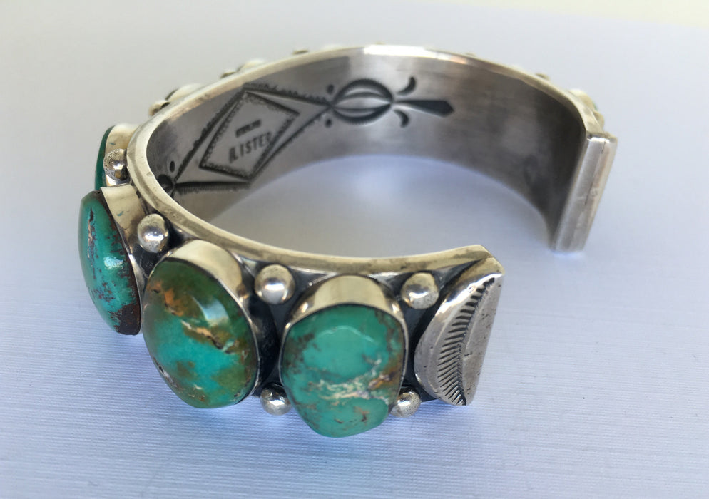 Lone Mountain Turquoise Bracelet, by David Lister