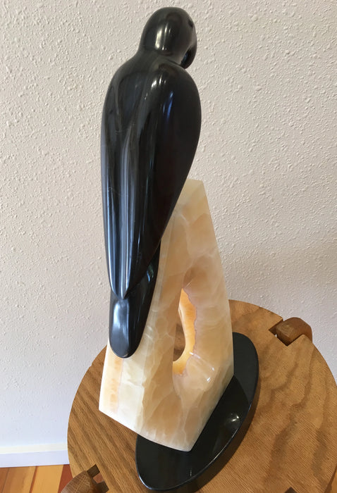 Blessing for the Tropics, Sacred Macaw Sculpture, by Cliff Fragua