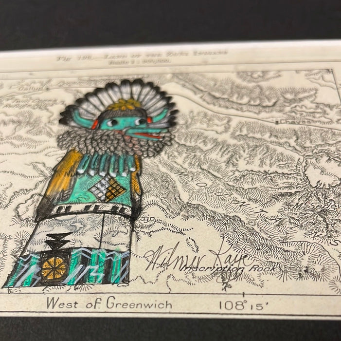 The Shalako Mana, 1885 Zuni Lands, by Wilmer Kaye, Hopi