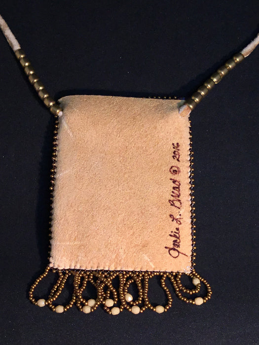 Palomino Horse Necklace Bag, by Jackie L. Bread