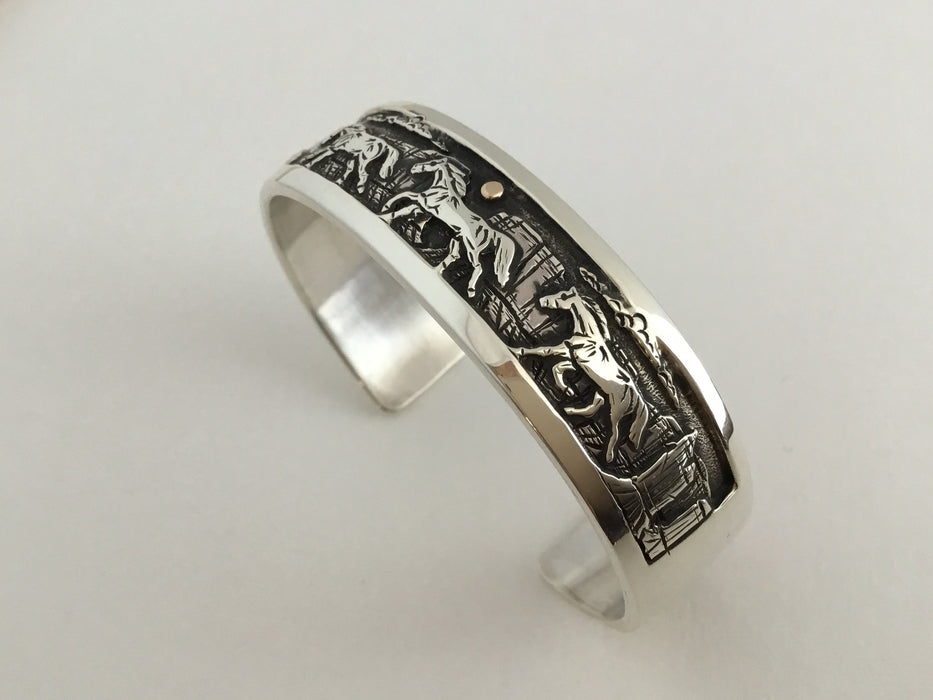 Running Horses Bracelet, by Cody Hunter