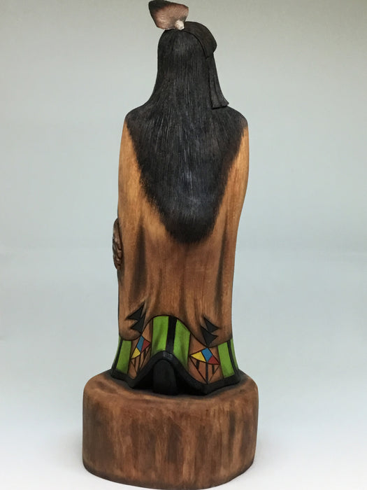 Hopi Hano Mana Kachina, by John Poleahla, Jr