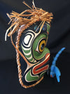 Alder Frog and Dragonfly Mask, by Ryan Morin