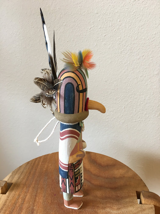 "Tsistoto" Tobacco Summer Flower Kachina Doll, by Paul Tso
