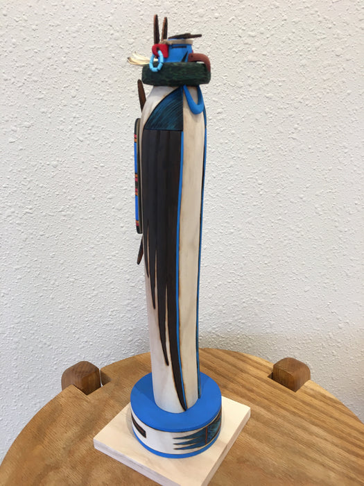 Zuni Eagle Wood Sculpture, by Gregg Lasiloo
