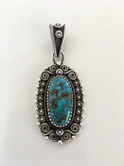 Candelaria Turquoise Pendant, by Ivan Howard