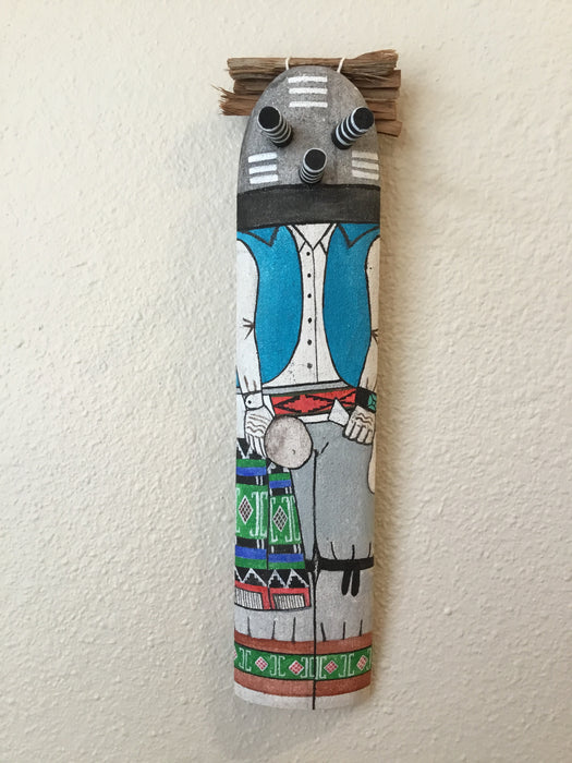 Mocking (Copy Cat) Wall Doll Kachina, by Wilmer Kaye