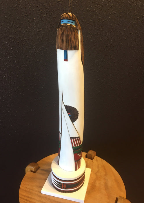 Zuni Sculpture Carving, Gregg Lasiloo, Raven Makes Gallery