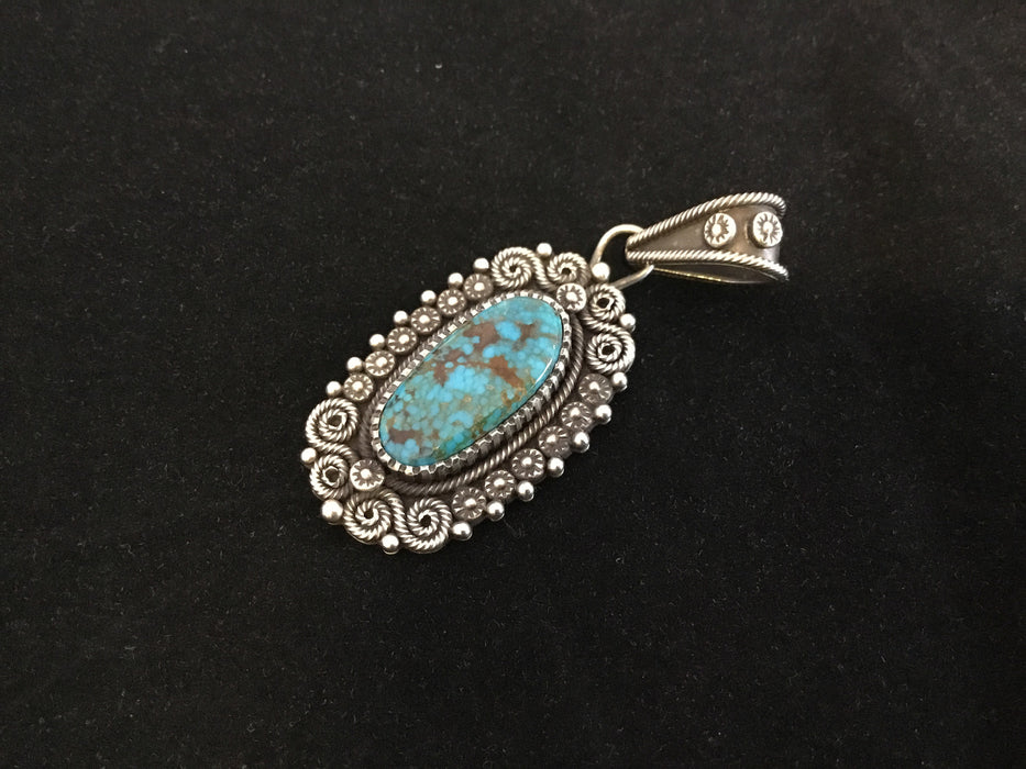Candelaria Turquoise Pendant, by Ivan Howard