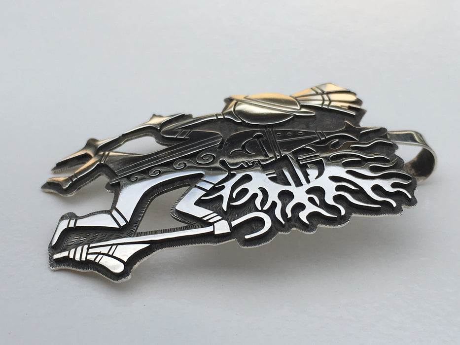 Eclipse Priest Pendant, by Berra Tawahongva