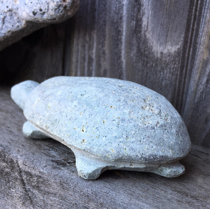 Turtle Stone Carving Fetish, by Salvador Romero