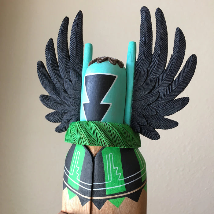 Crow Mother Kachina Doll Sculpture, by Wilfred Kaye