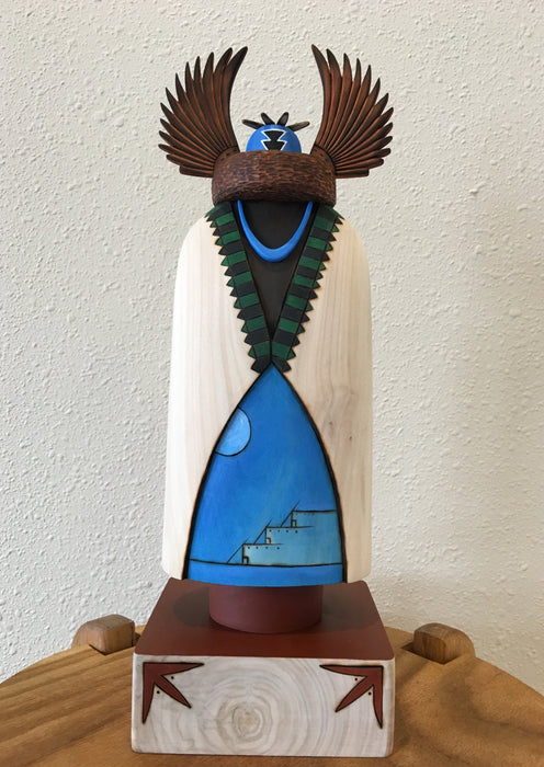 Crow Mother Zuni Kachina Sculpture, at Raven Makes Gallery
