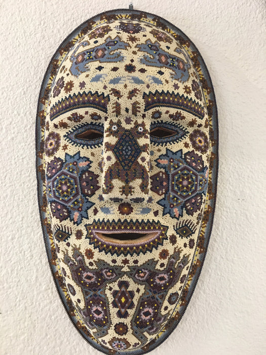 Huichol/Wixa`ritari Beaded Mask, by H.R. Faustino