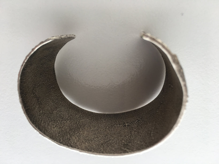Hopi Silver Petroglyphs Tufa Cast Cuff Bracelet, by Antone Honanie