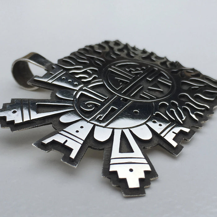 Sterling Silver Eclipse Pendant, by Berra Tawahongva