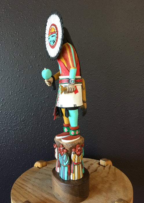 Sunface Kachina, Wilmer Kaye, at Raven Makes Gallery