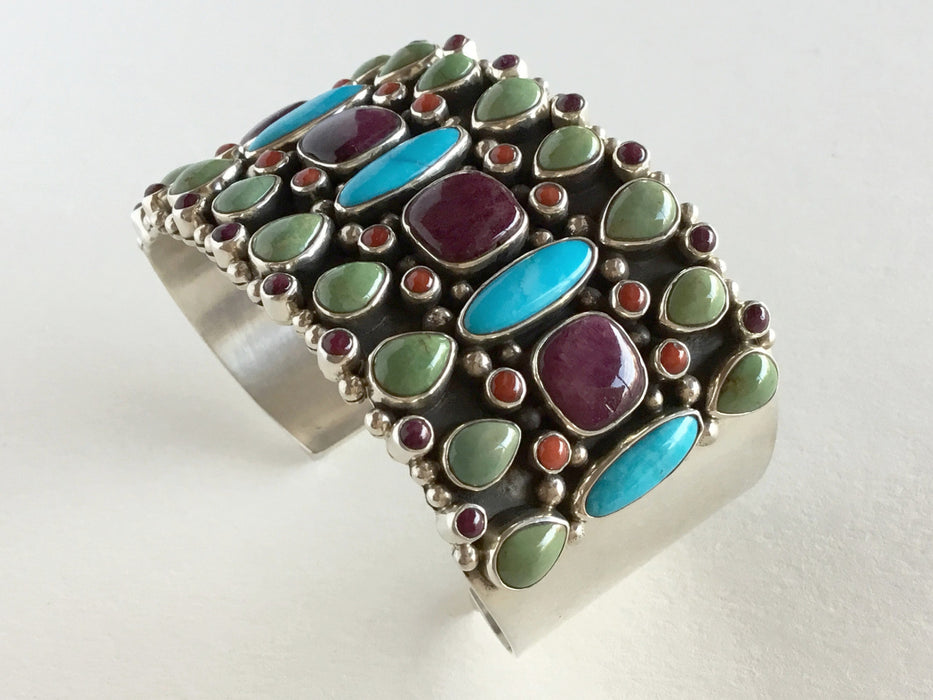 Multi-Stone Cuff Bracelet, by Dee Nez