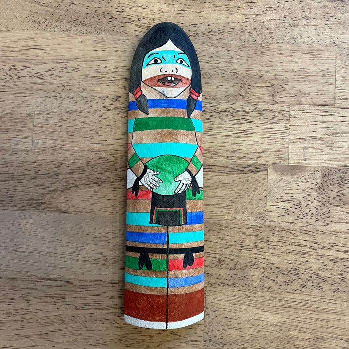 Kachina Girl with Melon Wall Doll, by Wilmer Kaye