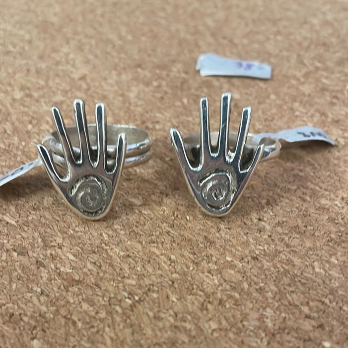 Healing Hands Silver Ring, by Aaron and Freida Thompson
