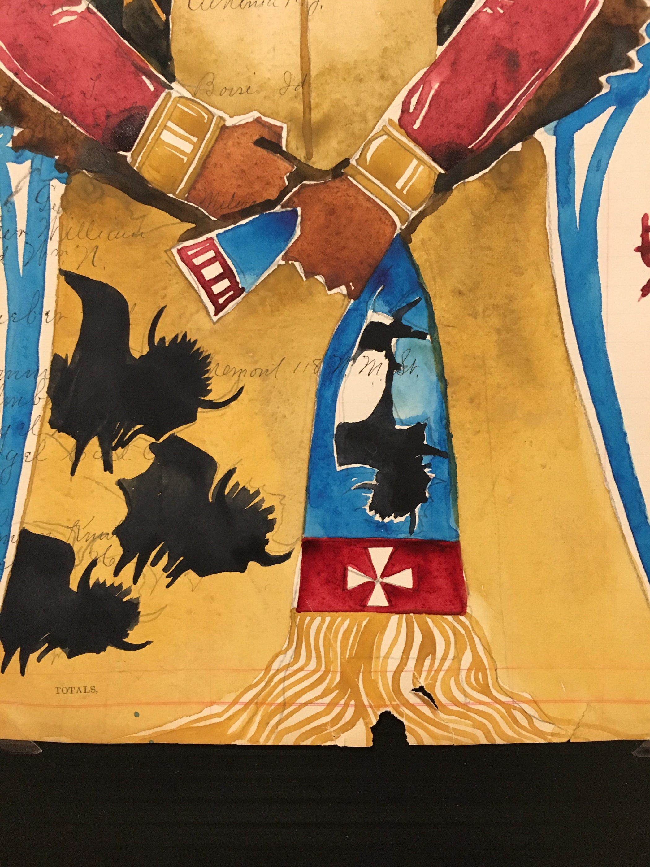 Joe Pulliam Ledger Art - Woman Rider main image 0