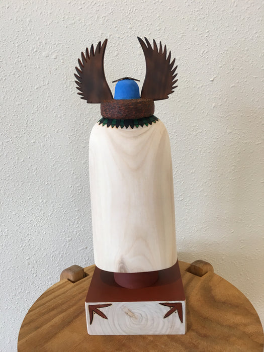 Crow Mother Ko'ko Doll Sculpture, by Gregg Lasiloo
