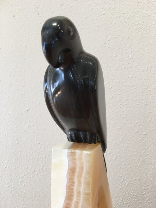 Blessing for the Tropics, Sacred Macaw Sculpture, by Cliff Fragua