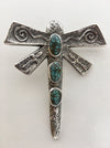 Three-Stone Dragonfly Pendant, by Gary Custer