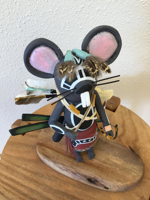 Mouse Warrior Sculpture, by Wilfred Kaye