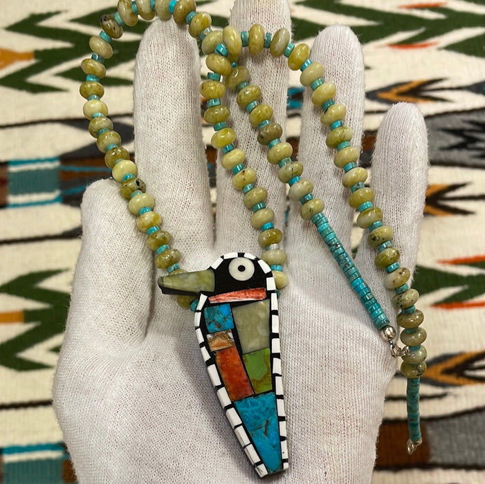 Hummingbird Necklace, by Mary L. Tafoya