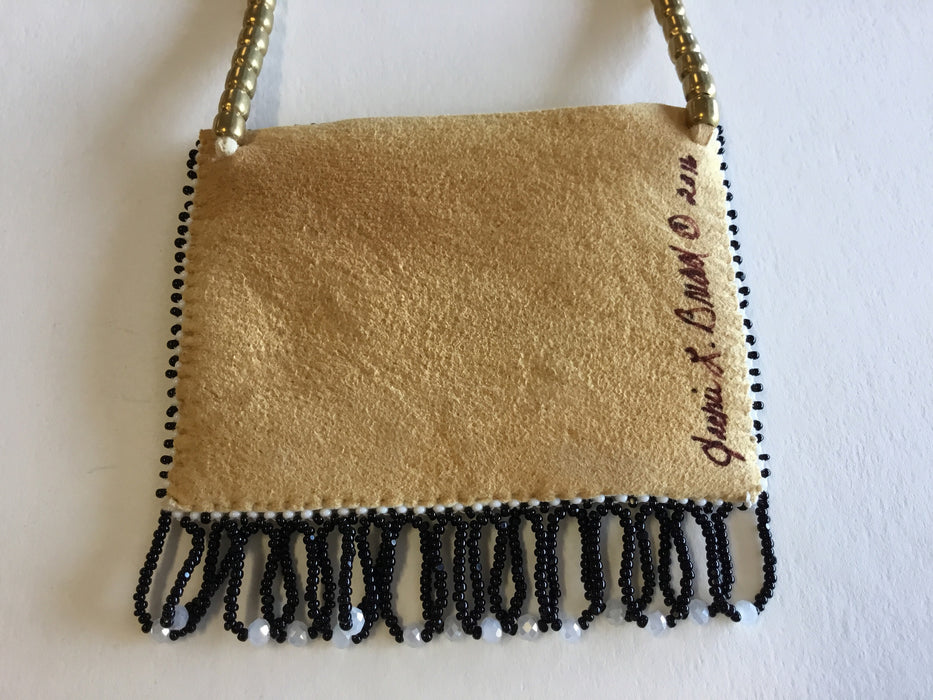 Black Star Horse Beaded Bag, by Jackie L. Bread