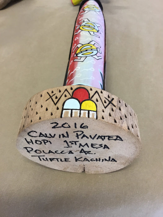 Turtle Kachina Doll, by Calvin Pavatea