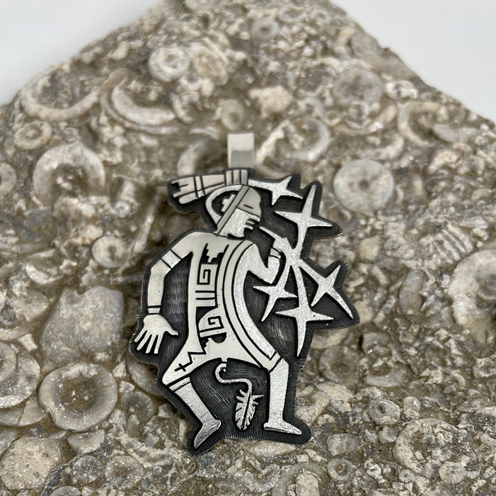 Hopi Silver Pendant by Berra Tawahongva