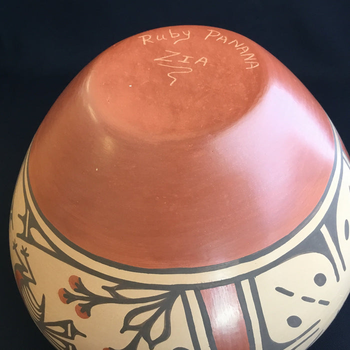 Zia Polychrome Olla Pot, by Ruby Panana