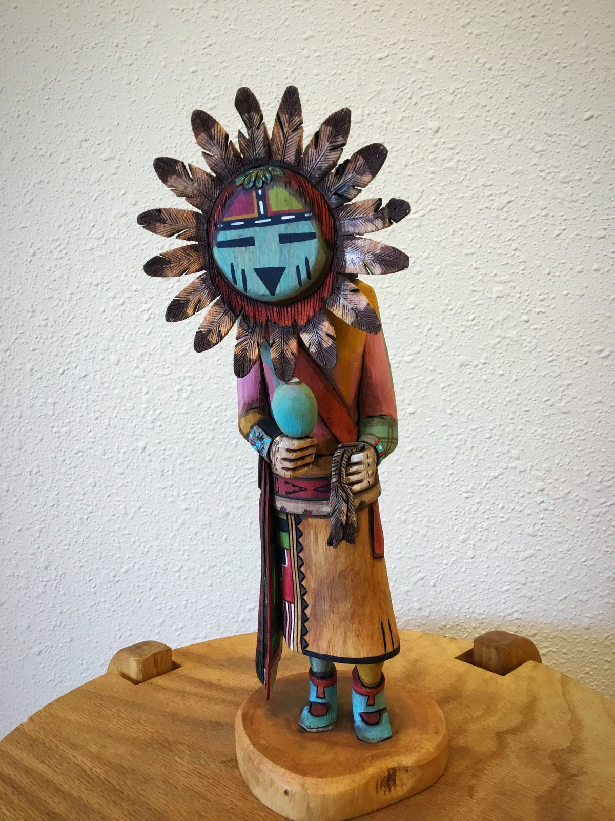 Hopi Tawa-Sun Kachina, by Bradford Kaye– Raven Makes Gallery