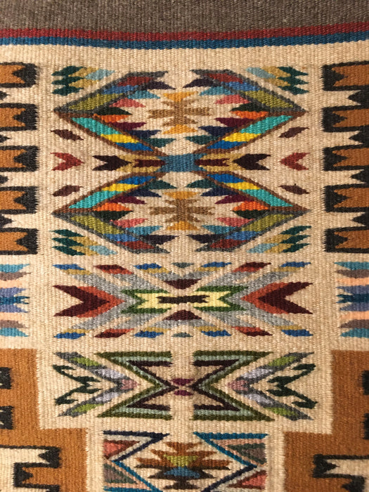 Navajo Rug, by Bessie Littleben, at Raven Makes Gallery