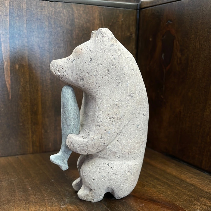 Happy Bear with Fish Fetish, by Salvador Romero