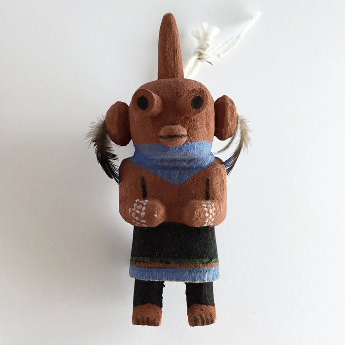 Miniature Mudhead Kachina, by Hunter Tso