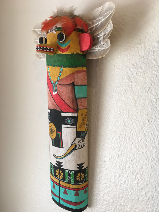 "Muyao" Moon Being Wall Doll Kachina, by Wilmer Kaye