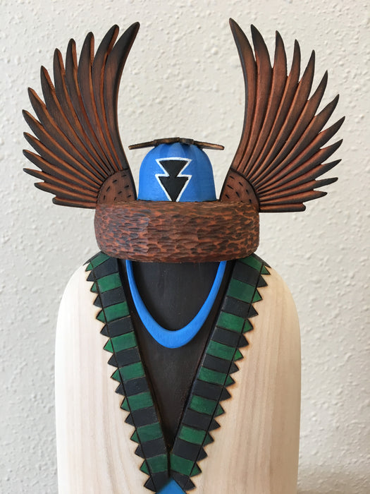 Crow Mother Ko'ko Doll Sculpture, by Gregg Lasiloo