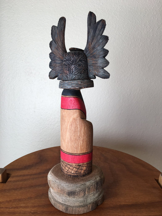 Great Gray Owl Kachina Doll, by Kenneth Quanimptewa