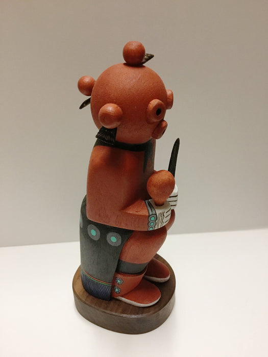 Sitting Mud Head Kachina, by Wilmer Kaye