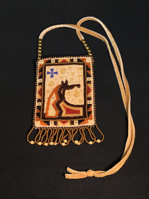 Palomino Horse Necklace Bag, by Jackie L. Bread