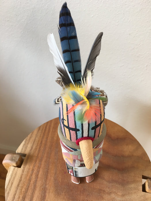 "Tsistoto" Tobacco Summer Flower Kachina Doll, by Paul Tso